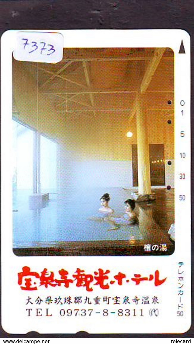 Télécarte Japon * FEMME EROTIQUE (7373) BATH * PHONECARD JAPAN * TELEFONKARTE *  BATHCLOTHES LINGERIE - Mode