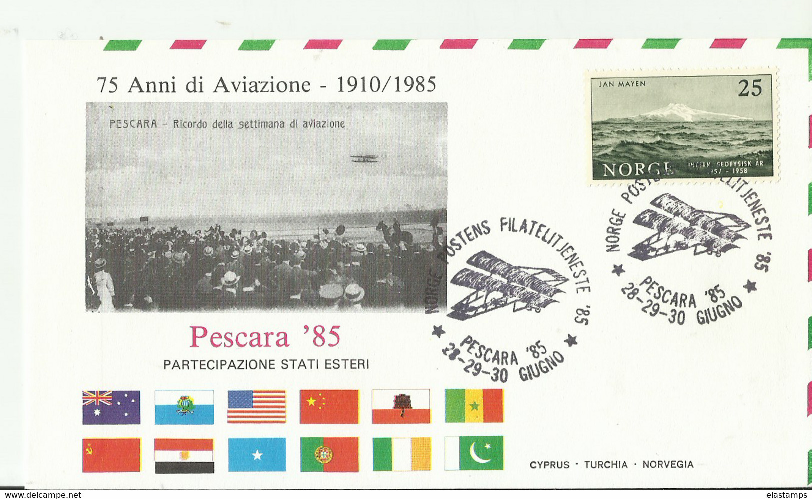 NO CV 1985 - Storia Postale