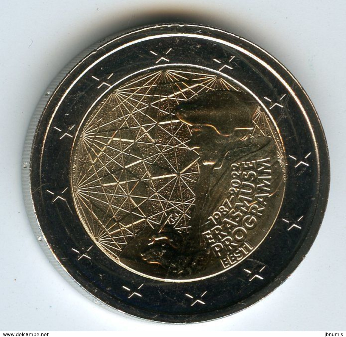 Estonie Estonias 2 Euro 2022 35 Ans Erasmus UNC - Estonia