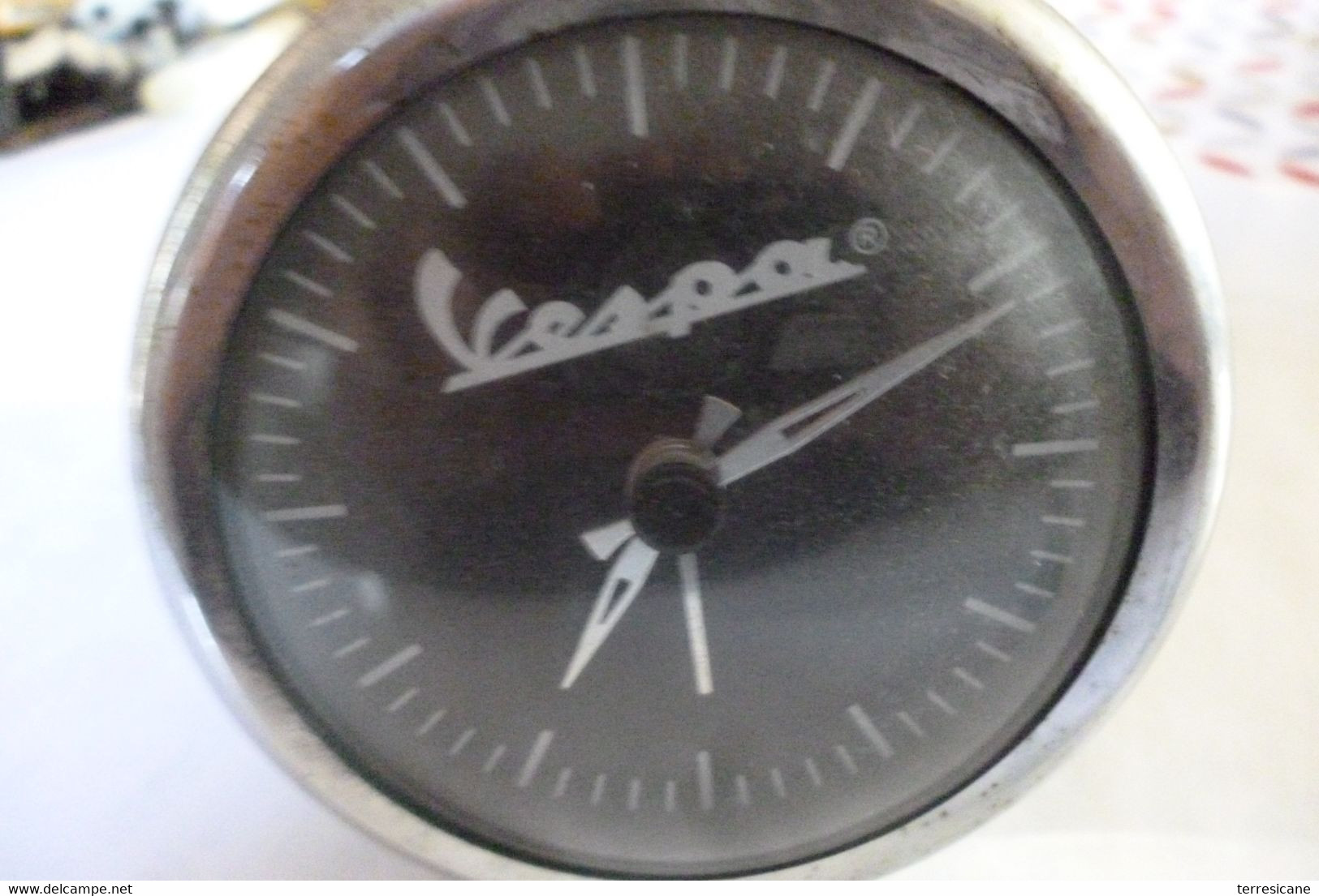 OROLOGIO SVEGLIA FANALE VESPA Funzionamento A Batteria B1 - Werbeuhren