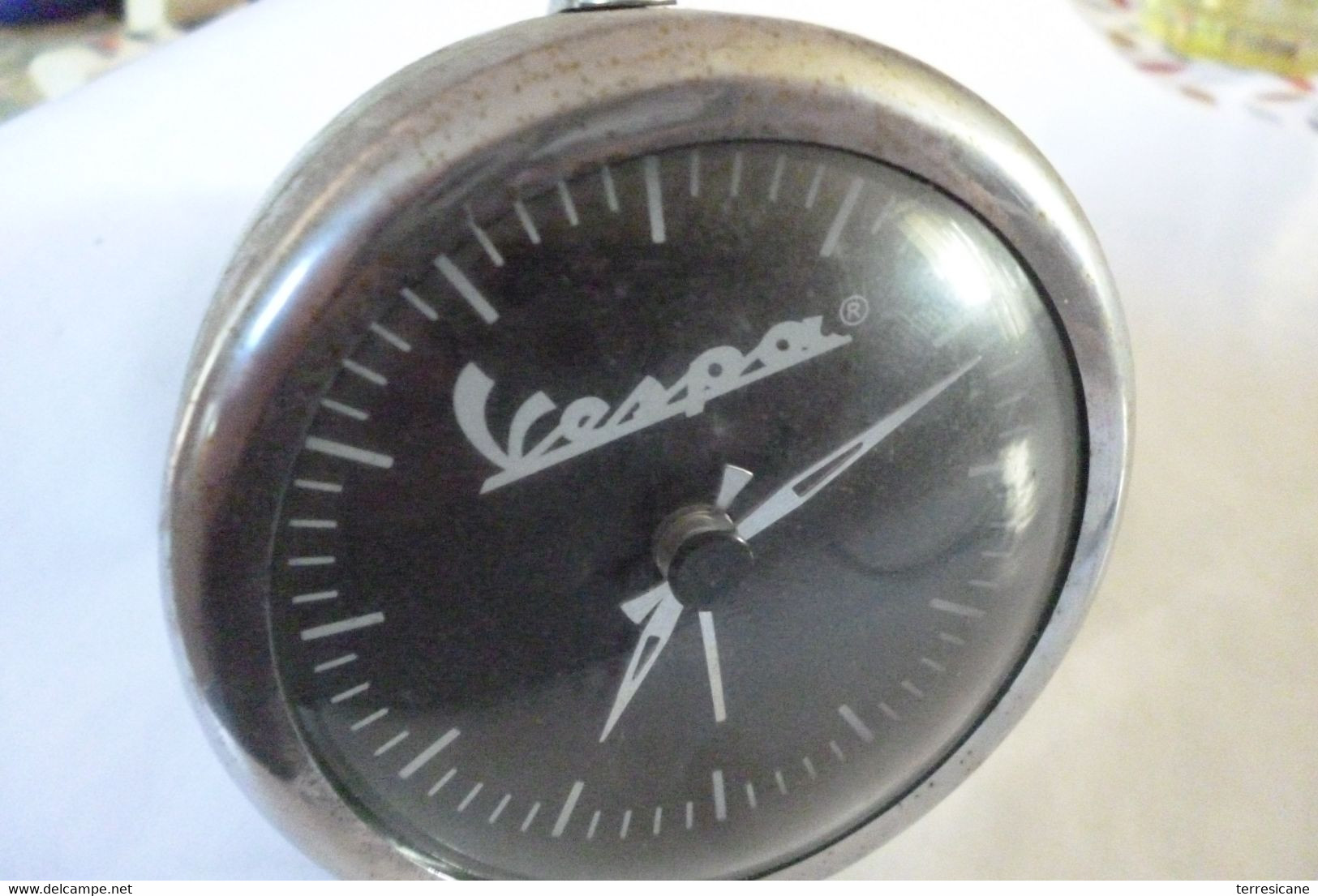 OROLOGIO SVEGLIA FANALE VESPA Funzionamento A Batteria B1 - Werbeuhren