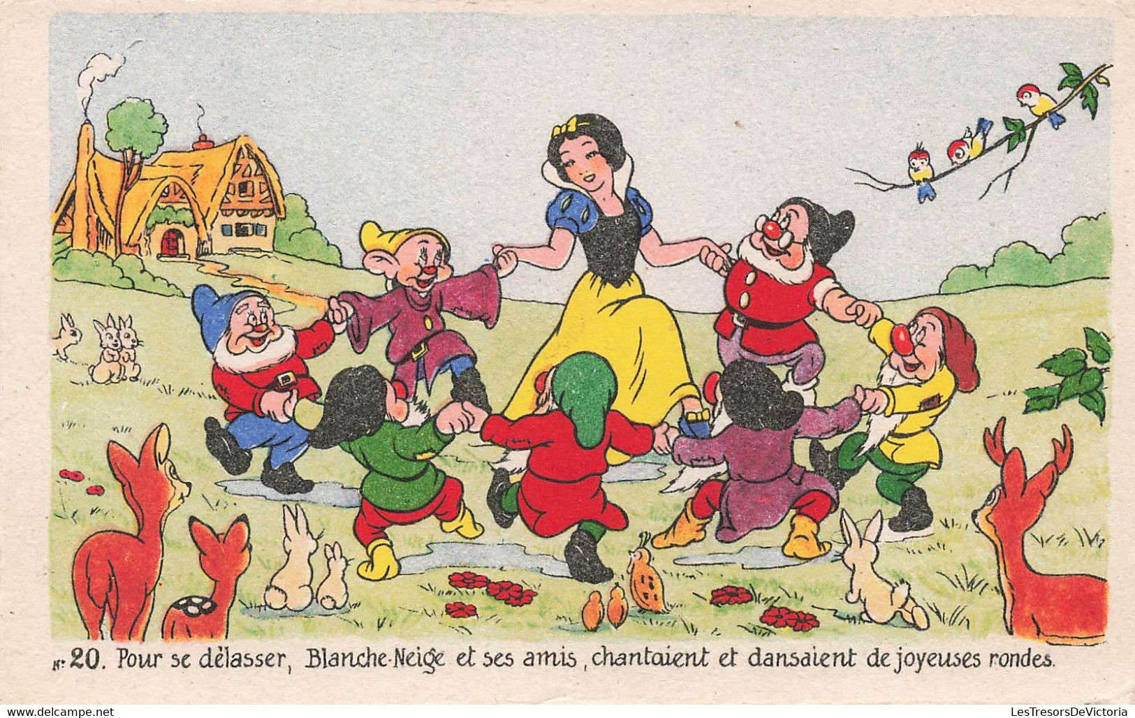 CPA Walt Disney - Blanche Neige - Snow White - N°20 Joyeuses Rondes - Edition Superluxe - Autres & Non Classés