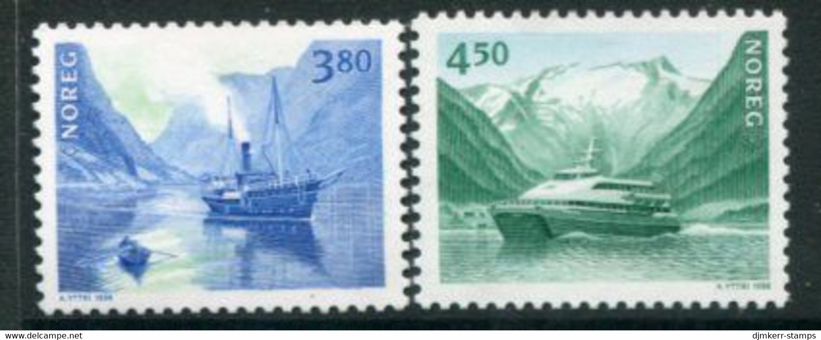 NORWAY 1998 Nordic Countries: Shipping MNH / **.   Michel 1280-81 - Nuevos