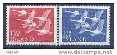 ICELAND 1956 Nordic Countries MNH (**).  Michel 312-13 - Nuevos