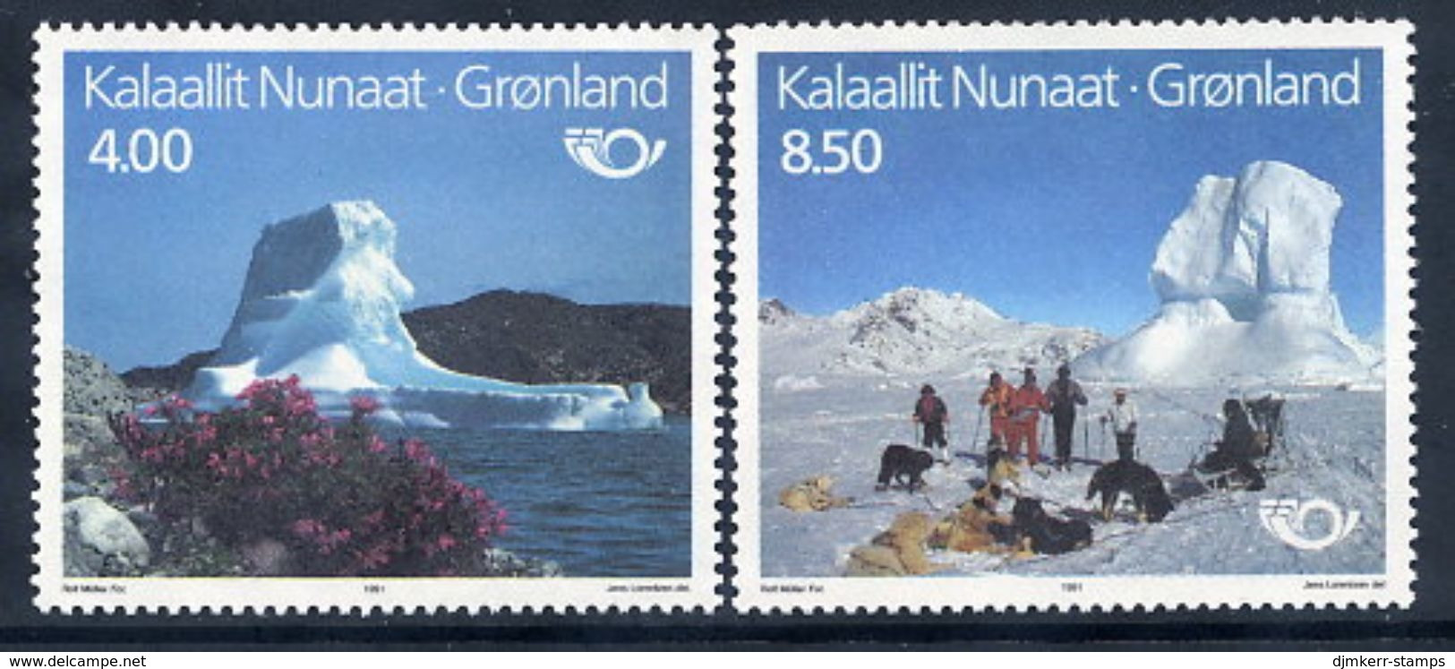 GREENLAND 1991 Nordic Countries: Tourism MNH / **.  Michel 217-18 - Ungebraucht