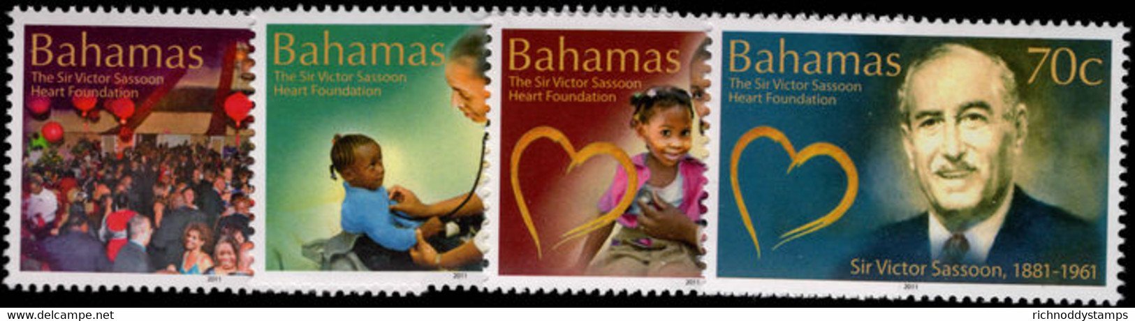 Bahamas 2011 Victor Sassoon Heart Foundation Unmounted Mint. - Bahamas (1973-...)