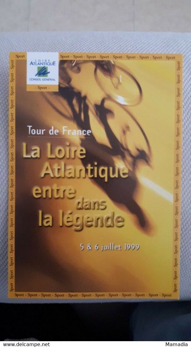 CARTE POSTALE TOUR DE FRANCE 1999 LOIRE ATLANTIQUE - Ciclismo