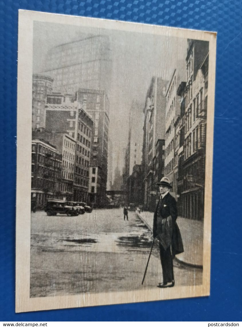 Writer  Mayakovsky In New York , 1925 - OLD Soviet POSTCARD   -1963 - Broadway