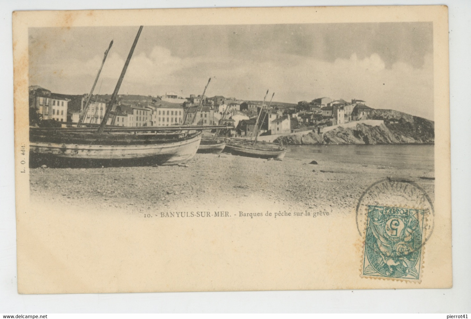 BANYULS SUR MER  - Barques De Pêche Sur La Grève - Banyuls Sur Mer