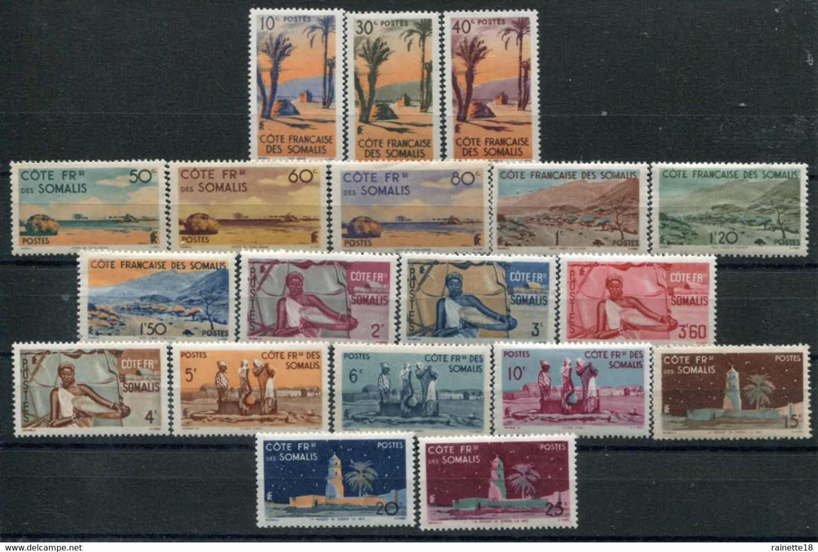 Cote Des Somalis     264/282  ** - Unused Stamps