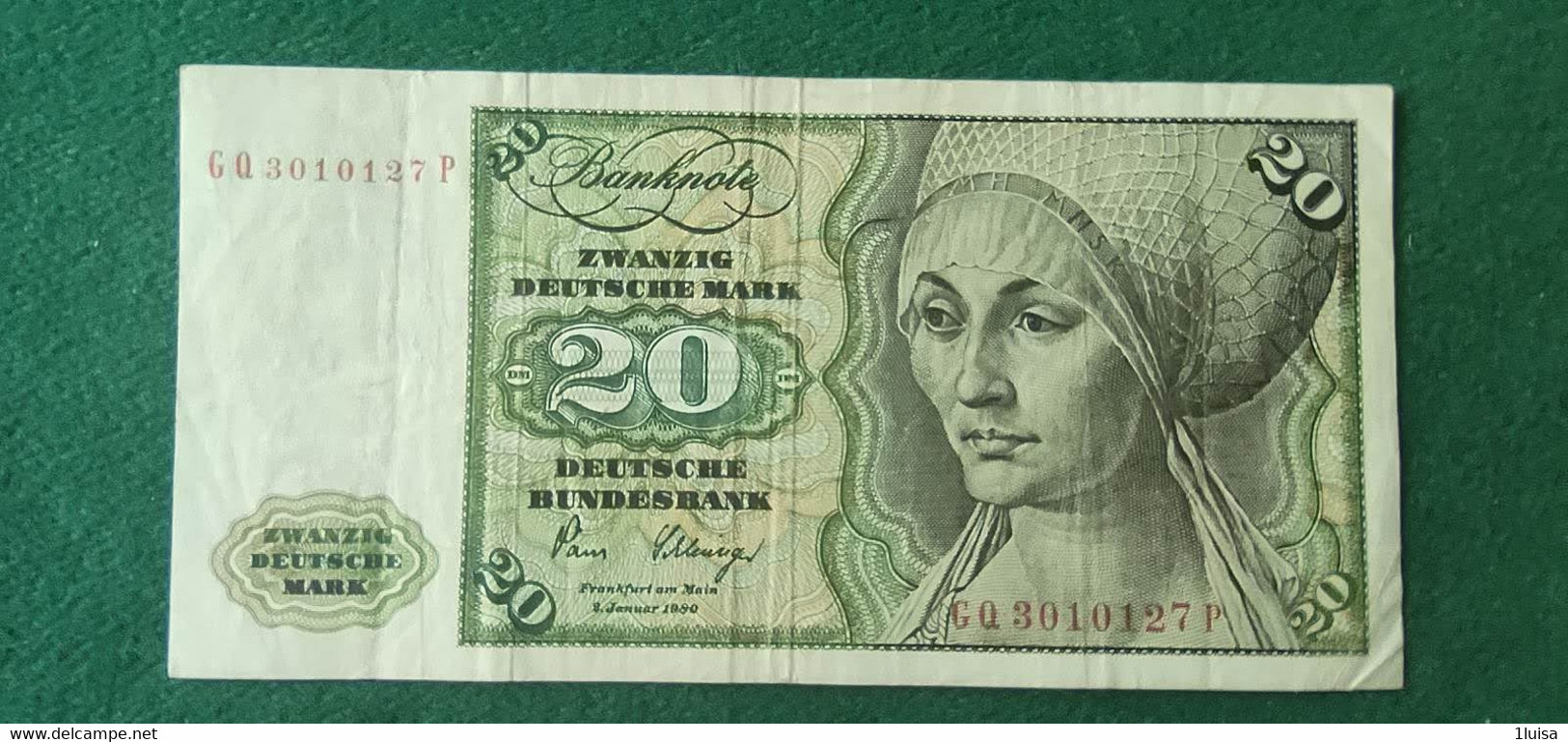 GERMANIA 20 Mark 1980 - 20 Deutsche Mark