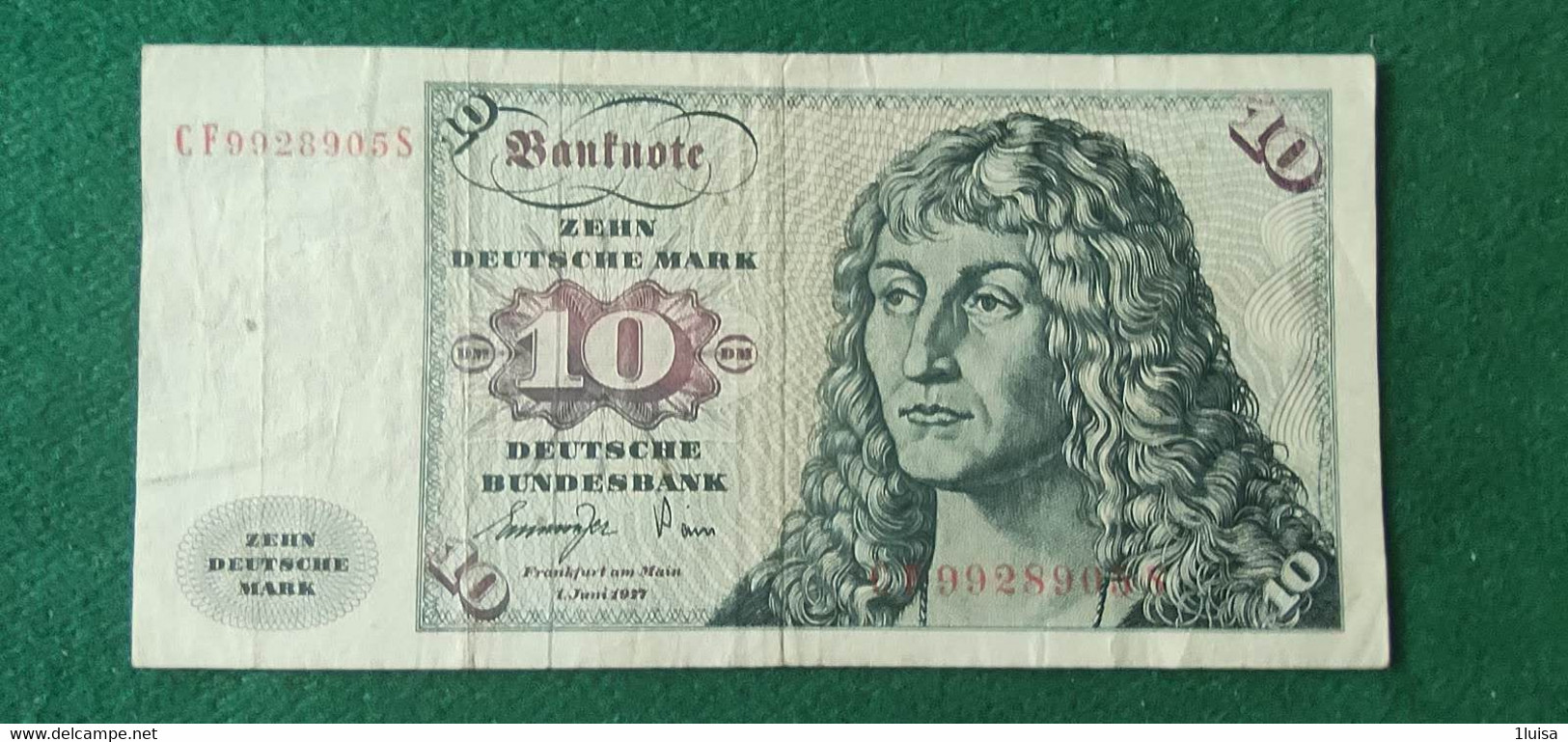 GERMANIA 10 Mark 1977 - 10 Deutsche Mark