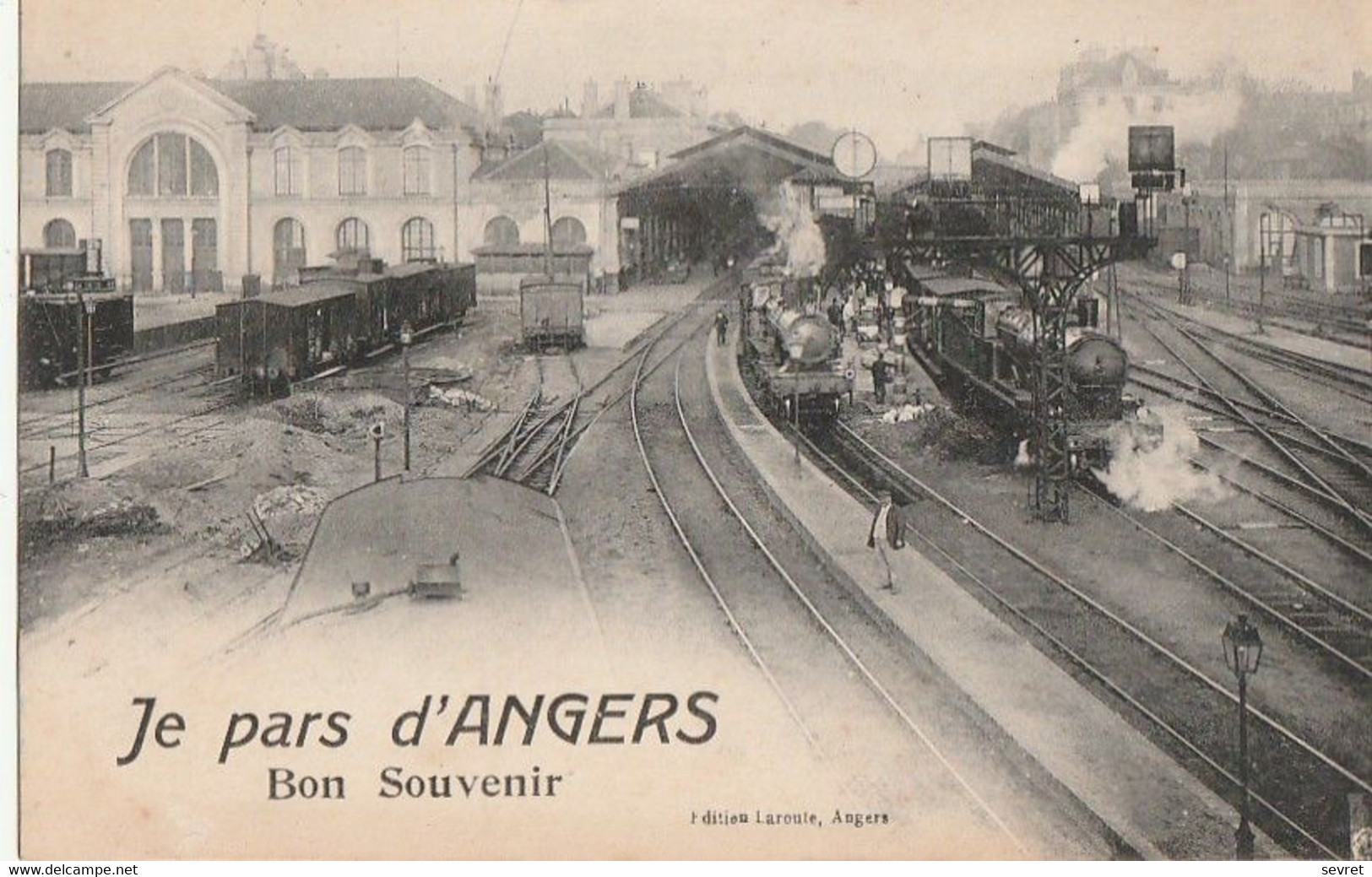 ANGERS. - Je Pars D'Angers - Bon Souvenir - Angers