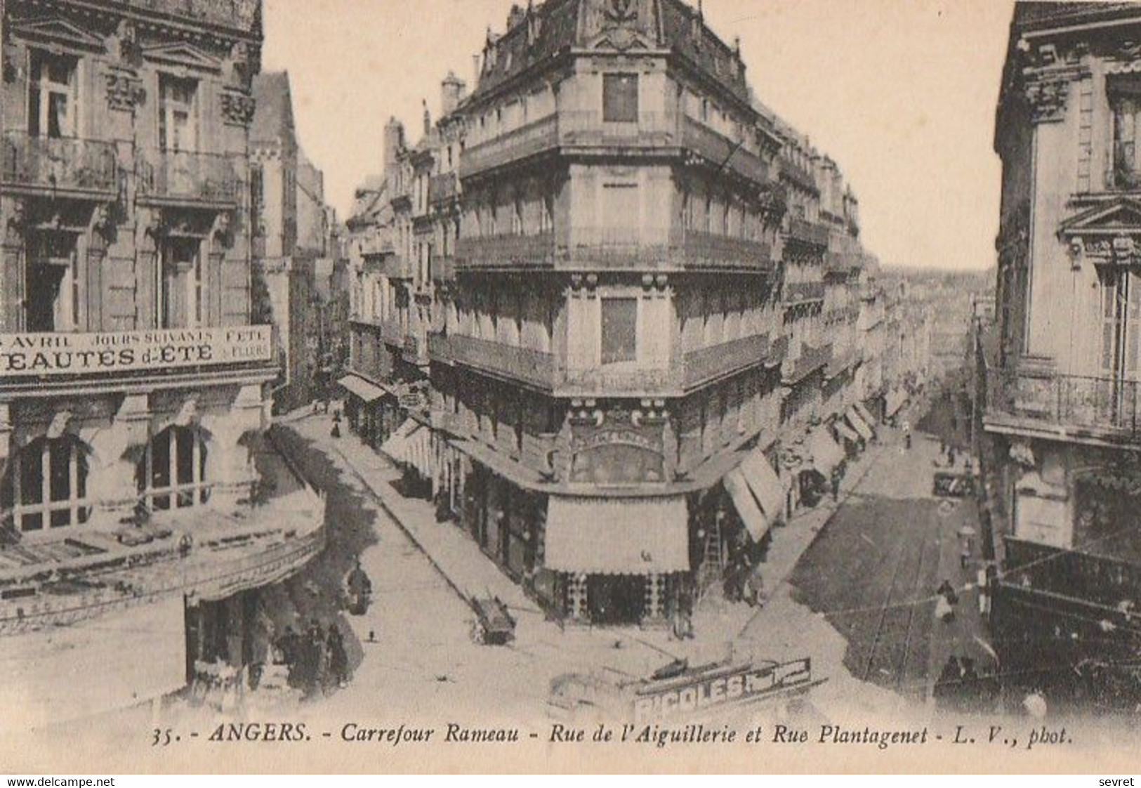 ANGERS. - Carrefour Rameau - Rue De L'Aiguillerie Et Rue Plantagenet - Angers