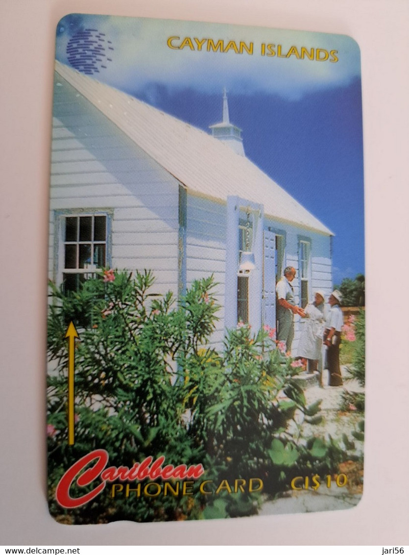 CAYMAN ISLANDS  CI $ 10,-  CAY-163B CONTROL NR 163CCIB  BAPTIST CHURCH     Fine Used Card  ** 11244** - Iles Cayman