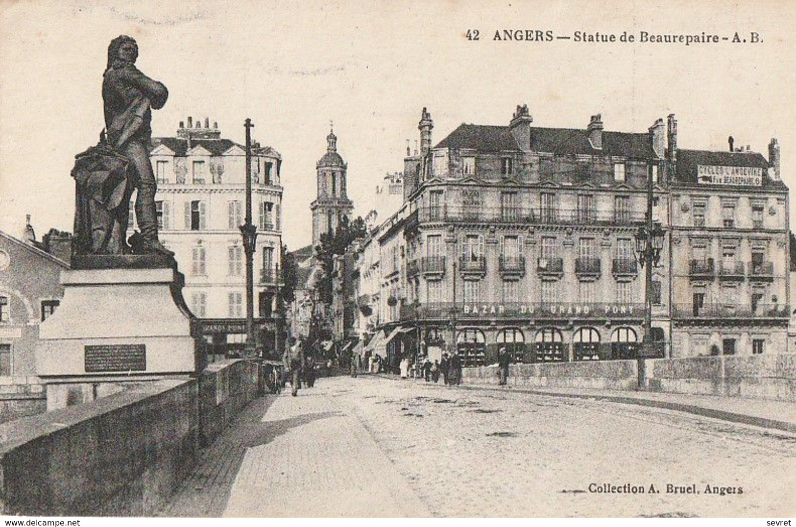 ANGERS. - Statue De Beaurepaire - Angers