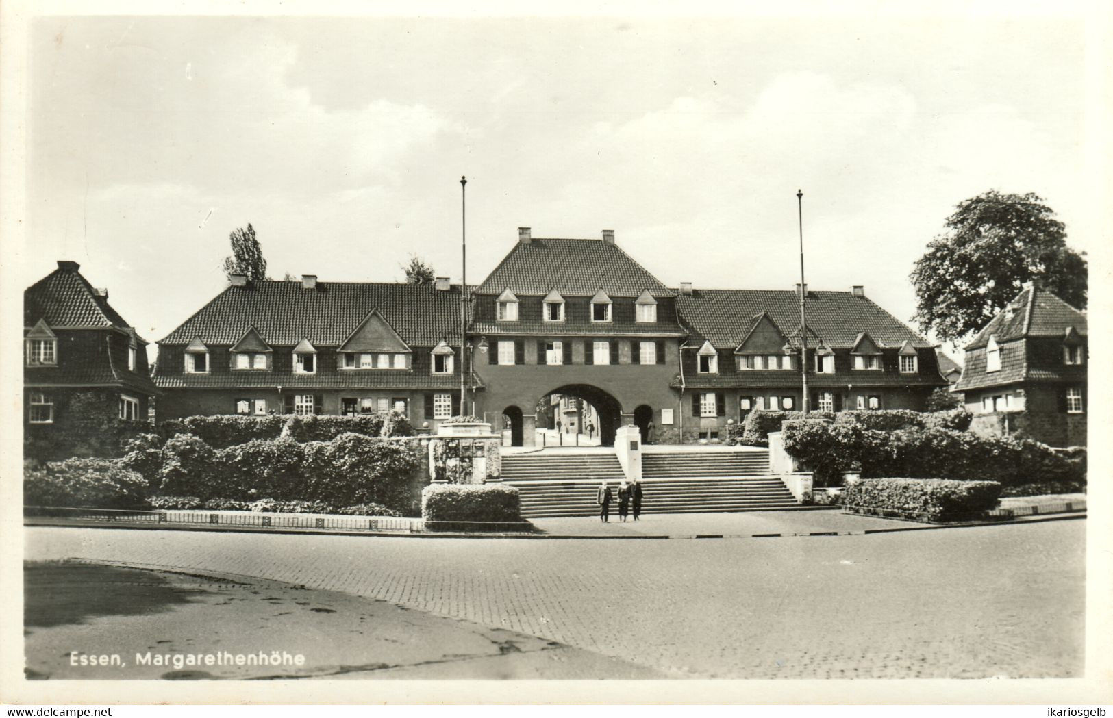 ESSEN Ruhrgebiet 1939 Ansichtskarte S/w " Hauptgebäude Der  Margarethenhöhe " Carte Postale - Essen
