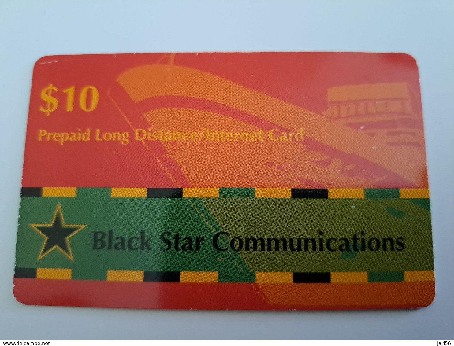 BERMUDA  $10,-  LOGIC  BERMUDA / BLACK STAR COMMUNICATIONS/  DIFFERENT BACK/   PREPAID CARD  Fine USED  **11261** - Bermudas