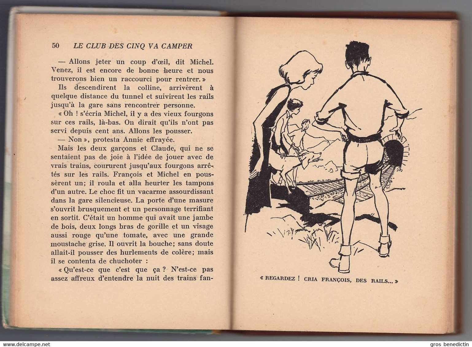 Collection Ségur Fleuriot - Enid Blyton - "Le Club Des Cinq Va Camper" - 1957 - #Ben&Bly&CD5 - #Ben&SegFleur&Div - Hachette