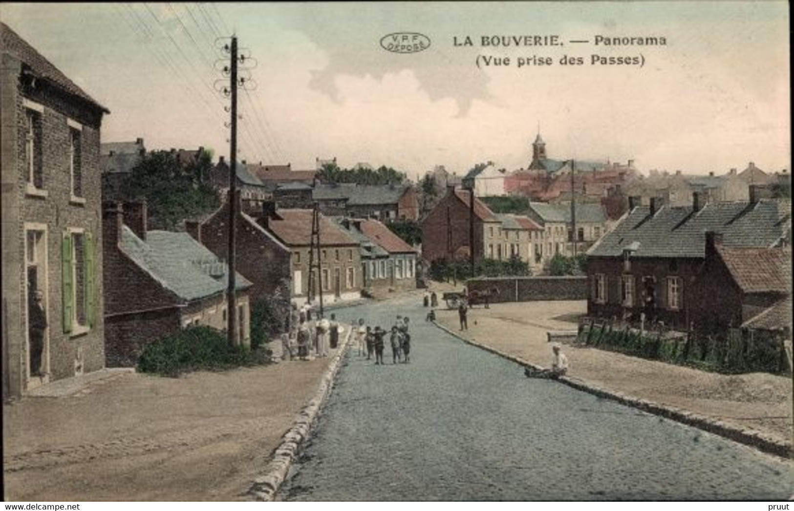 La Bouverie  Panorama, Vue Prise Des Passes Edition En Couleur TOP RARE - Frameries