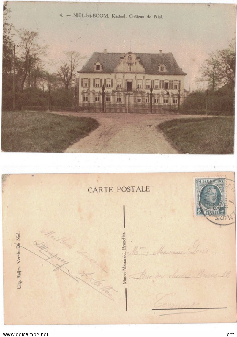 Niel Bij Boom  Kasteel Chateau De Niel - Niel