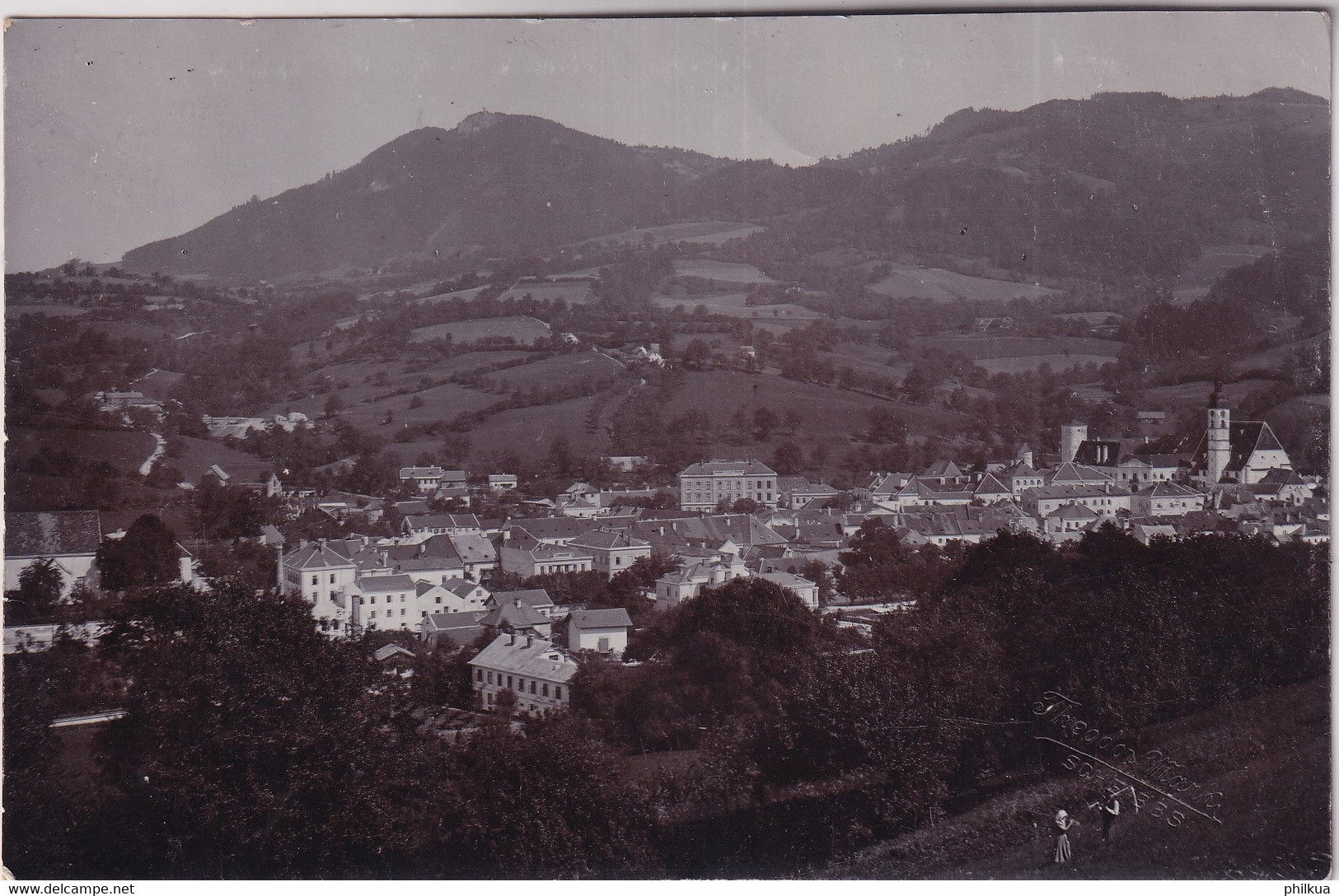 Photokarte Von Theodor Mark - Scheibbs - Gelaufen Ab Scheibbs - Scheibbs