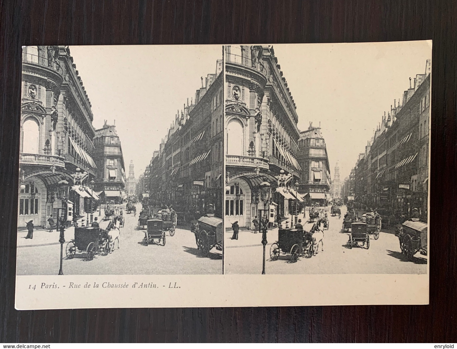 Paris. - Rue De La Chaussée D'Antin. - LL. N°14 - Cartes Stéréoscopiques