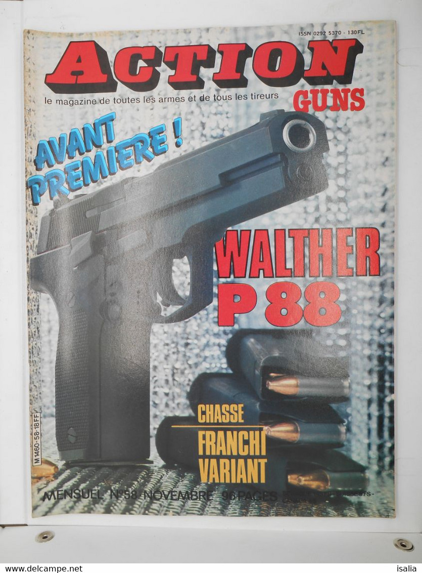 Revue Action Guns N°58 Walter P88 Franchi Variant - Other & Unclassified