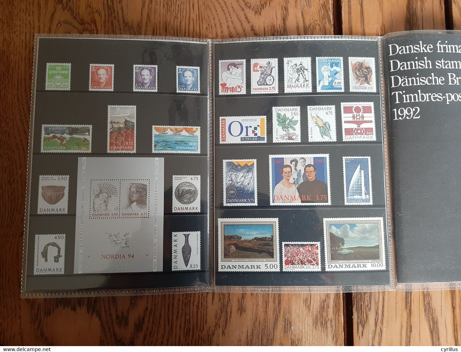 Danmark Jahrbuch Yearbook 1992 Postfrisch ** - Annate Complete