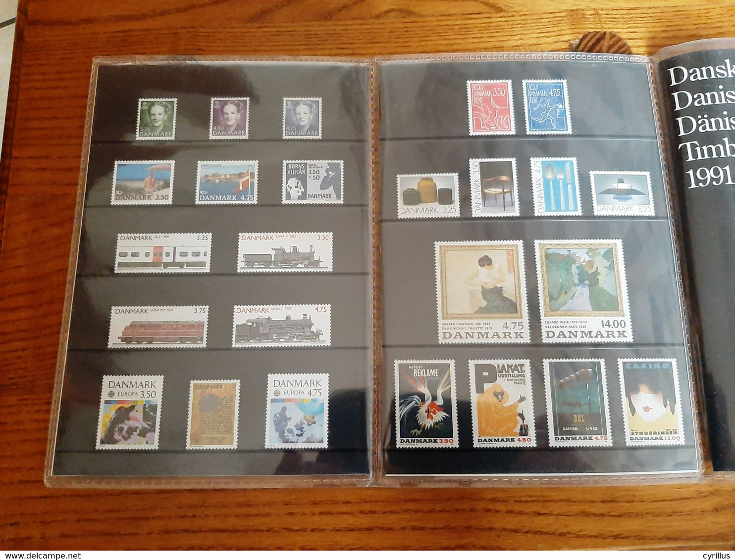 Danmark Jahrbuch Yearbook 1991 Postfrisch ** - Annate Complete