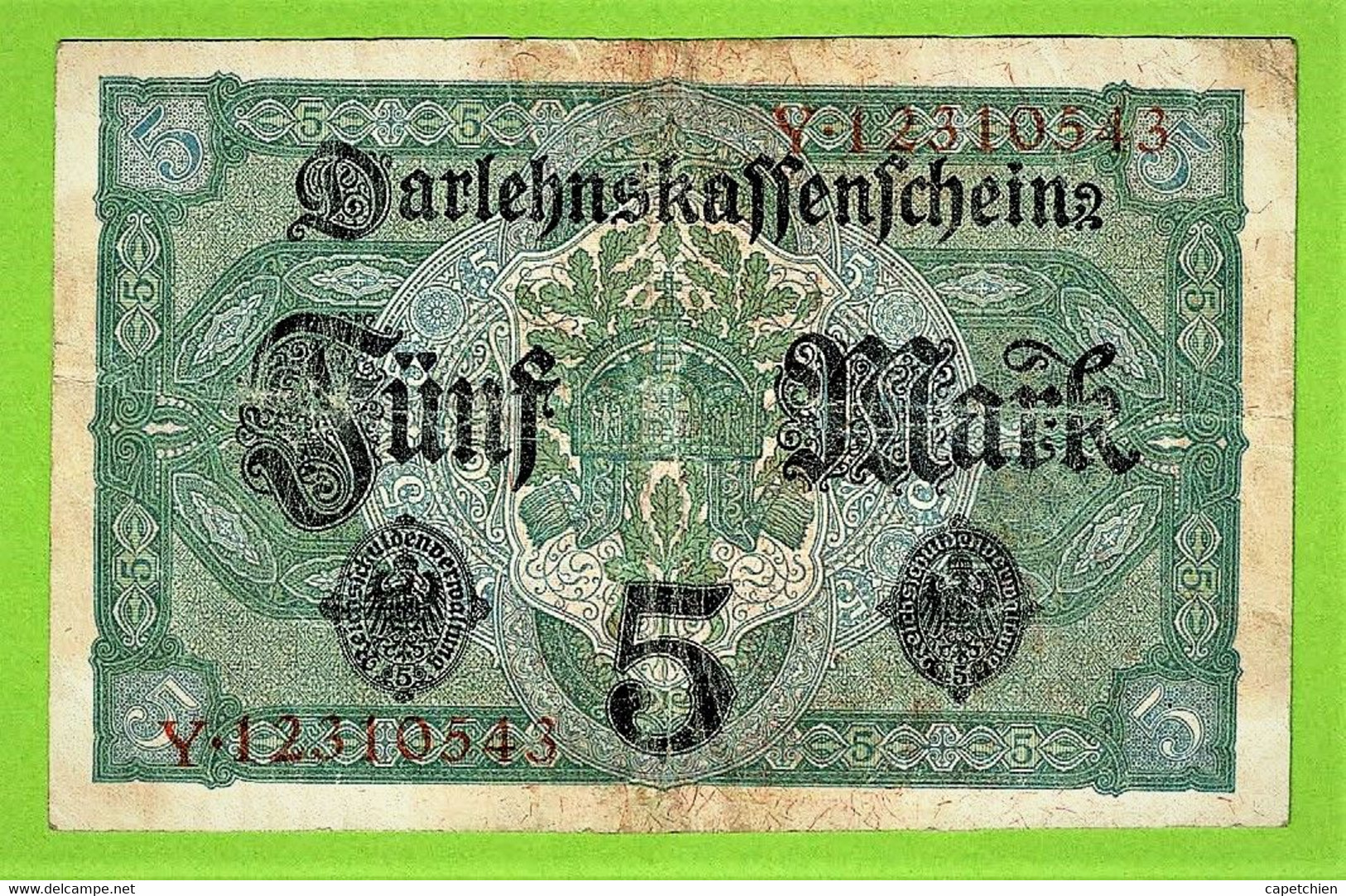 ALLEMAGNE / 5 MARK / 1917 - 5 Mark