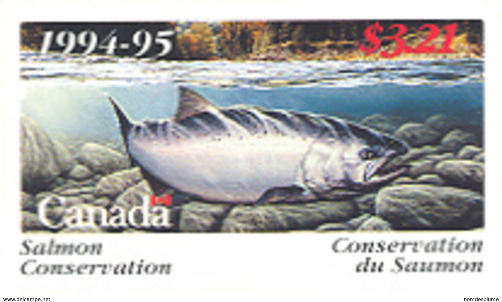 241r) BC Wildlife Conservation Salmon Fish BCF6 1994 - Lettres & Documents