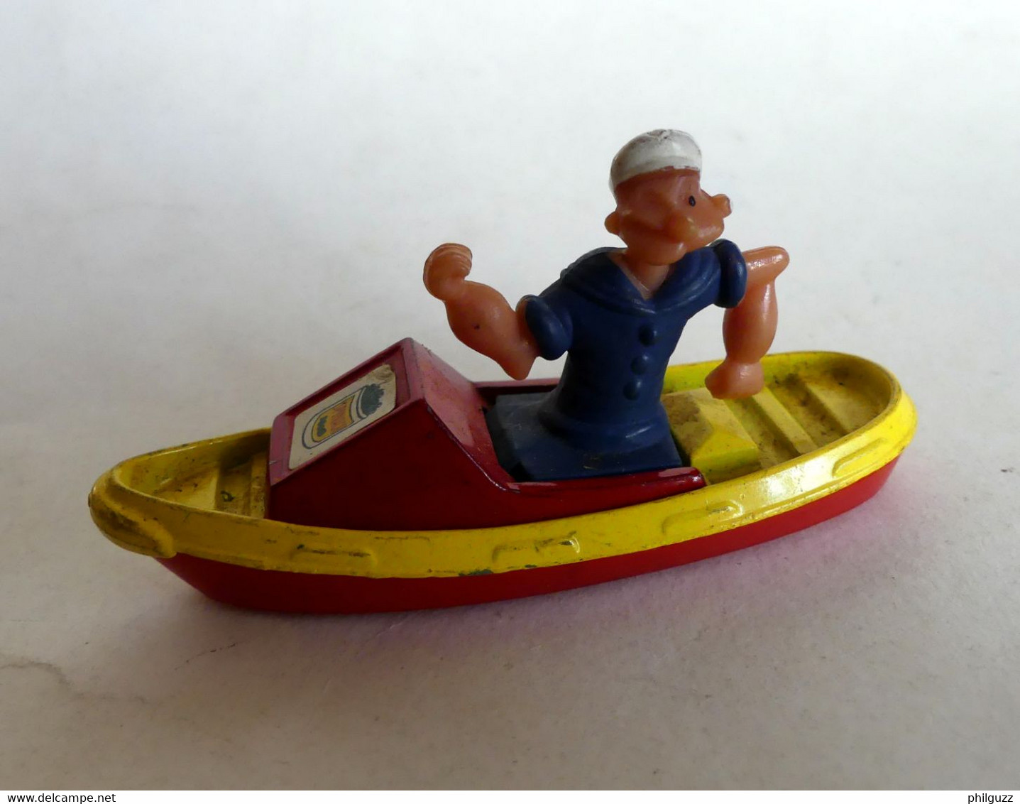 BATEAU ET FIGURINE POPEYE CORGI JUNIORS WHIZZWHEELS 1980 (1) - Autres & Non Classés