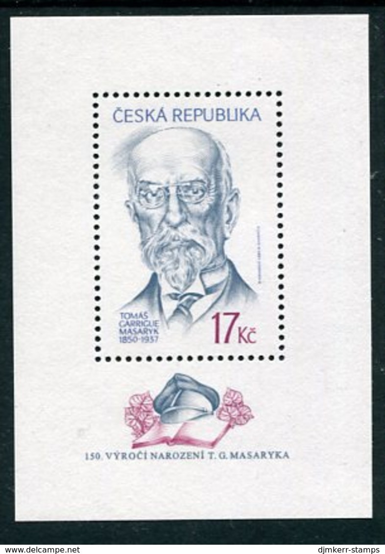 CZECH REPUBLIC 2000 Masaryk Birth Centenary Block MNH / **.  Michel Block 11 - Nuovi