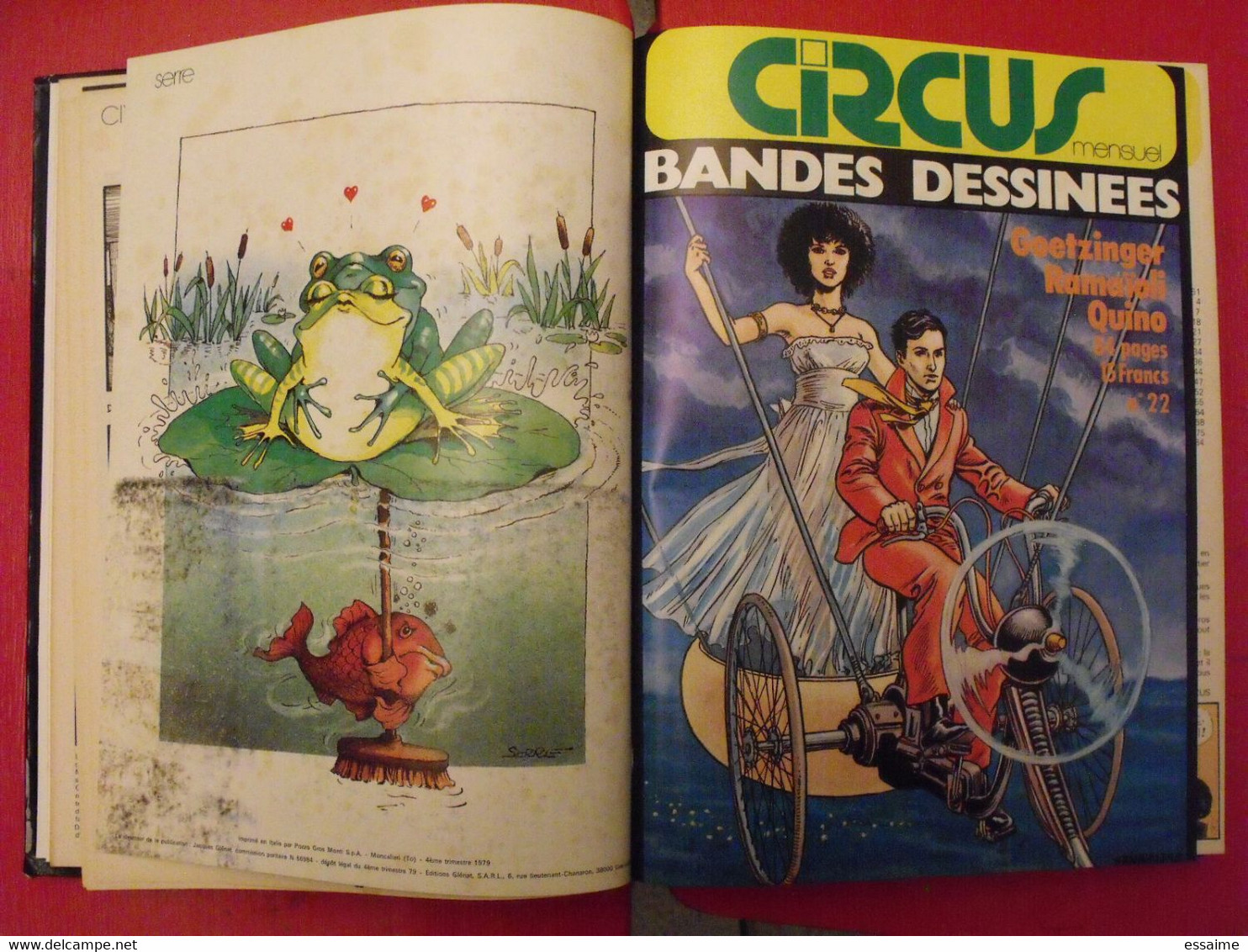 Recueil Reliure 6 N° De Circus. N° 21 à 26. Bourgeon Pratt Bonvi Serre Ramaioli Quino Belom - Circus