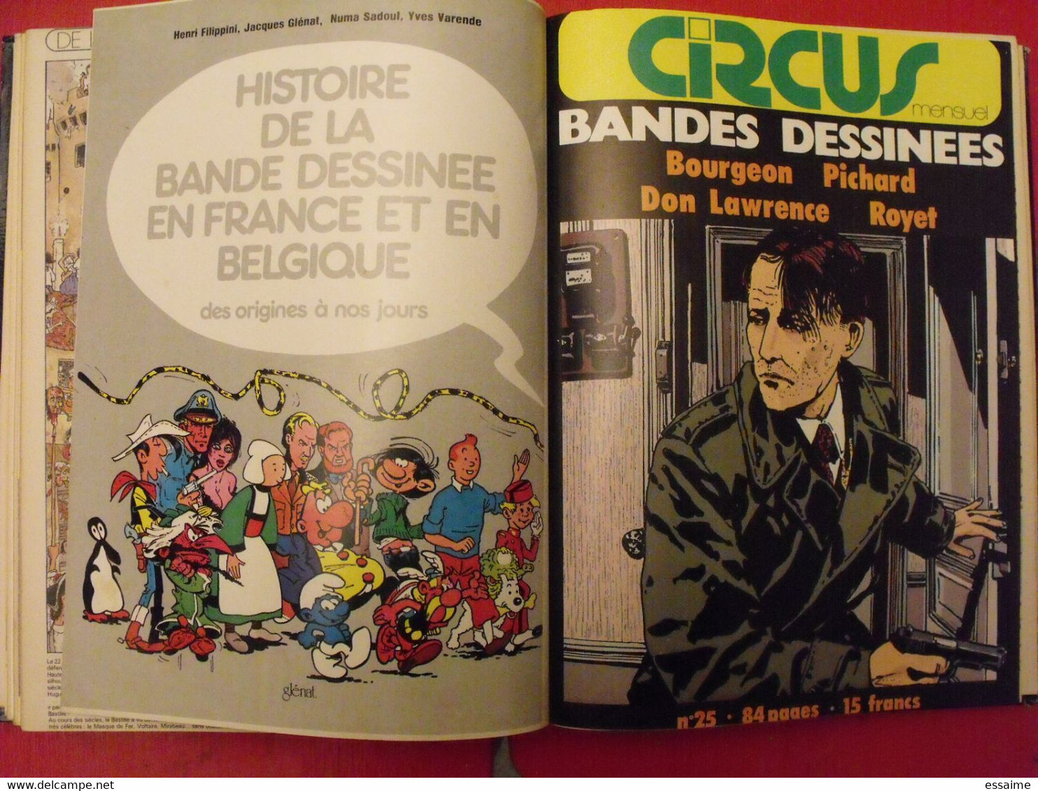 recueil reliure 6 n° de Circus. n° 21 à 26. bourgeon pratt bonvi serre ramaioli quino belom