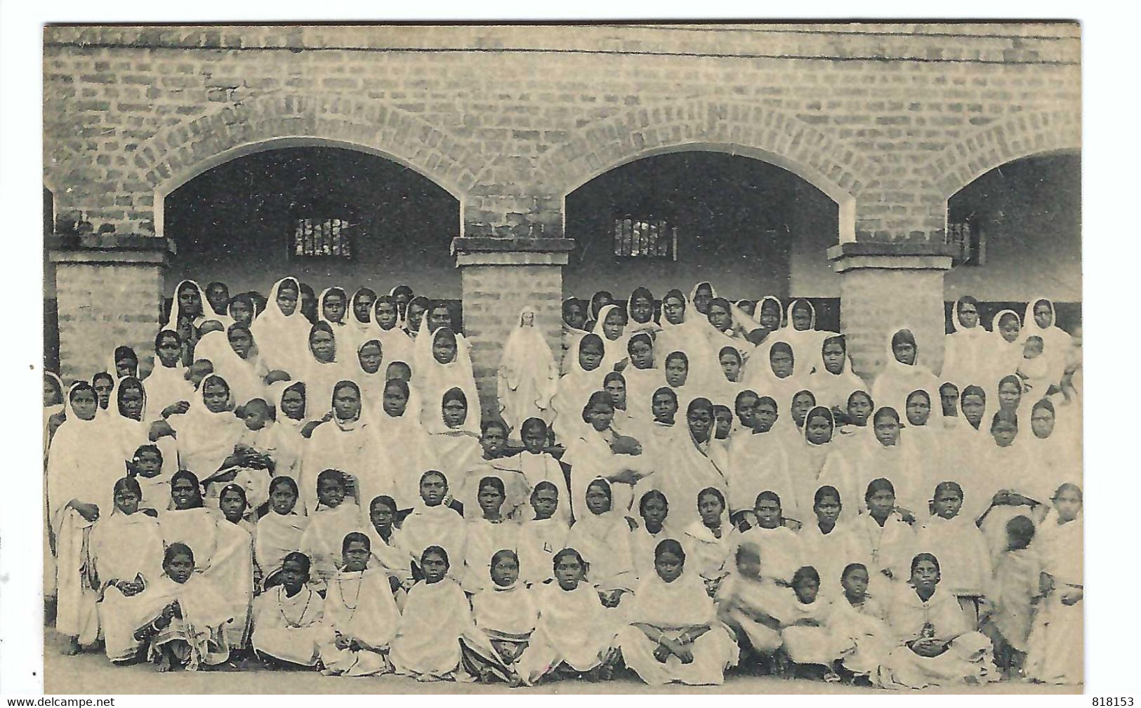 Tildonk   PhoB 7. Mission Des Religieuses Ursulines De Thildonck Au Bengale. Groupe De Congreganistes - Haacht