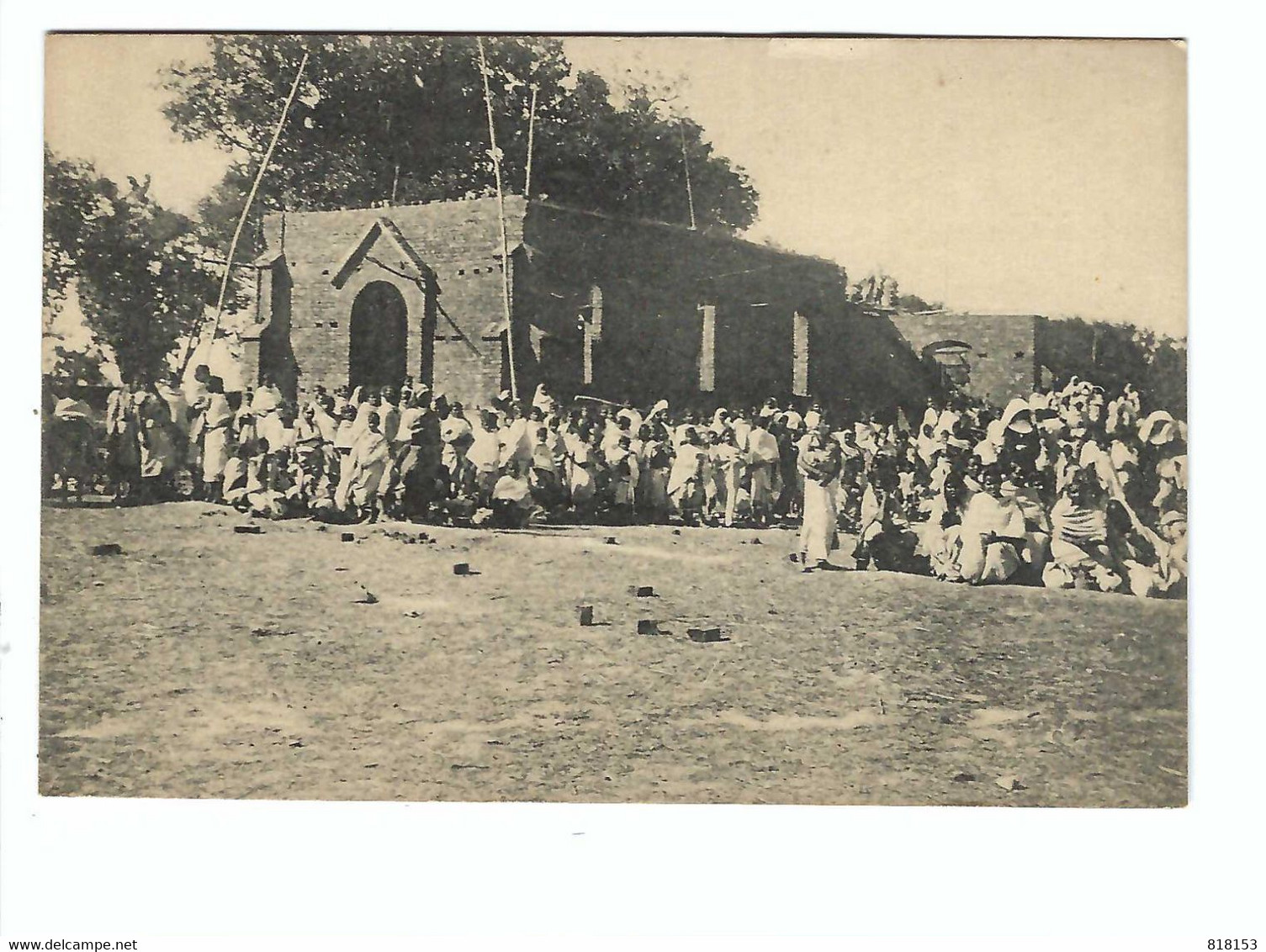 Tildonk   PhoB 12. Mission Des Religieuses Ursulines De Thildonck Au Bengale. Kerk In Opbouw Te Tongo - Haacht