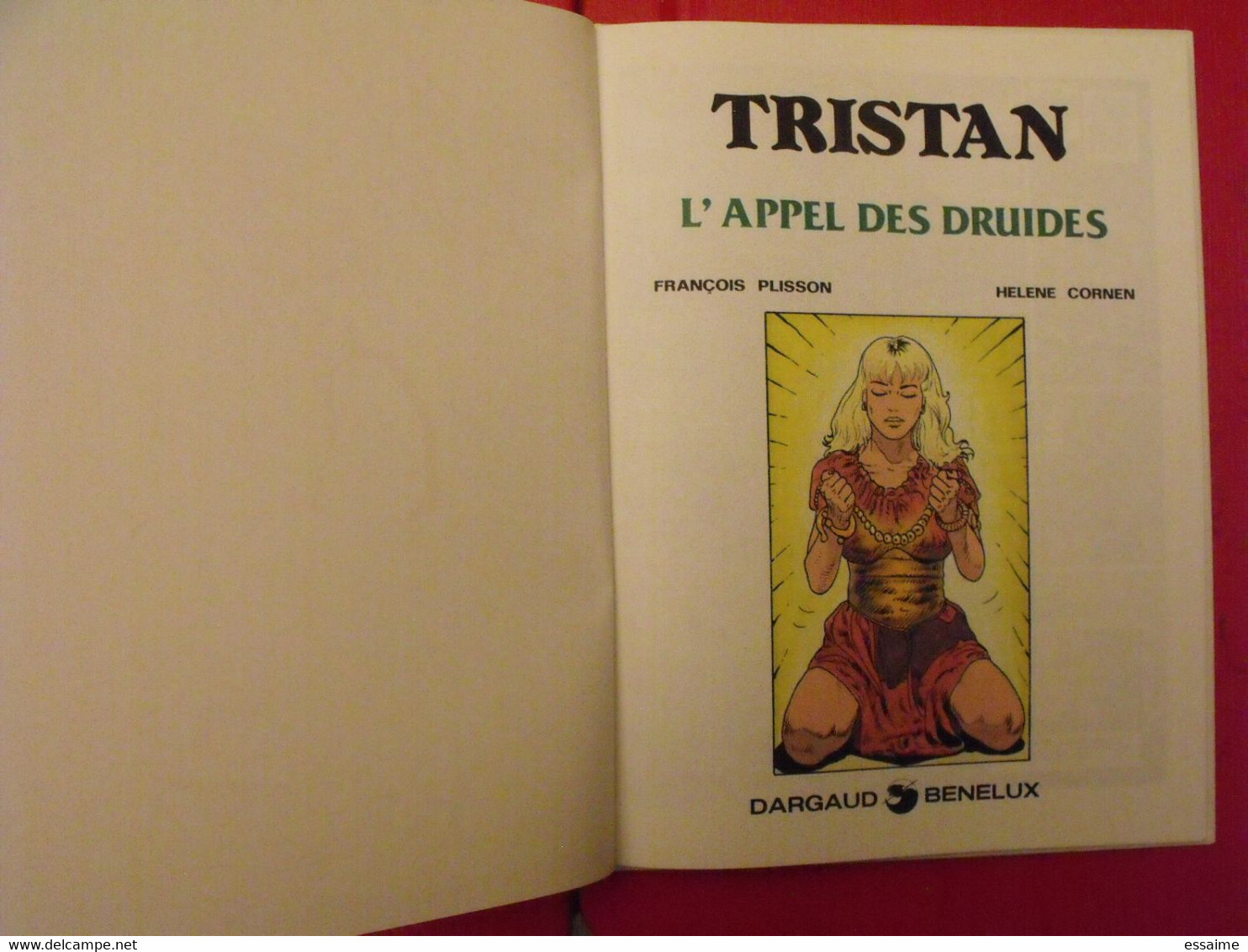 Tristan. L'appel Des Druides. François Plisson, Hélène Cornen. Dargaud 1989 - Other & Unclassified