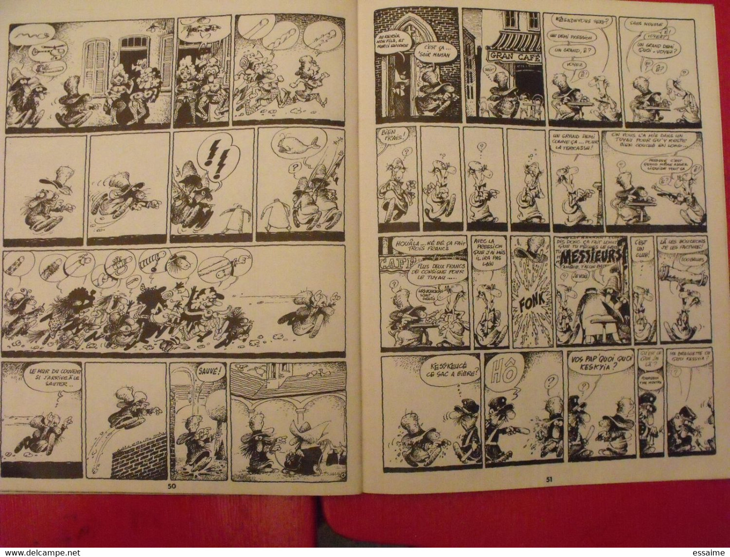 4 Fluide Glacial de 1976-79. n° 6,9,10,37.. Gotlib solé franquin binet boucq léandri goossens alexis