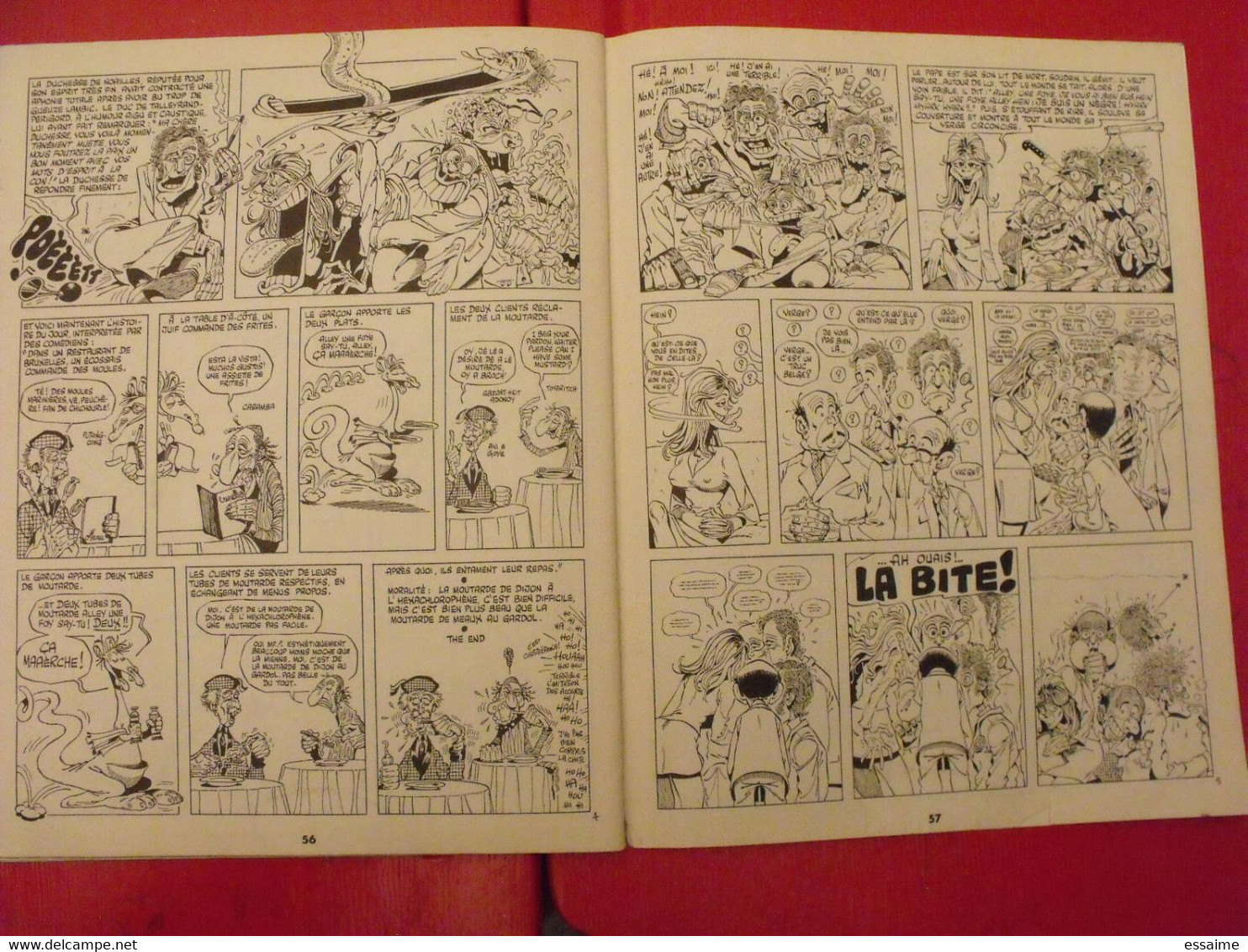 4 Fluide Glacial de 1976-79. n° 6,9,10,37.. Gotlib solé franquin binet boucq léandri goossens alexis