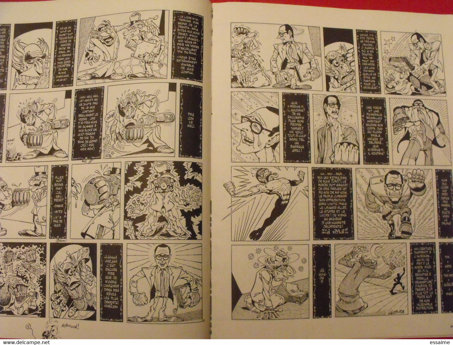 4 Fluide Glacial de 1976-79. n° 6,9,10,37.. Gotlib solé franquin binet boucq léandri goossens alexis