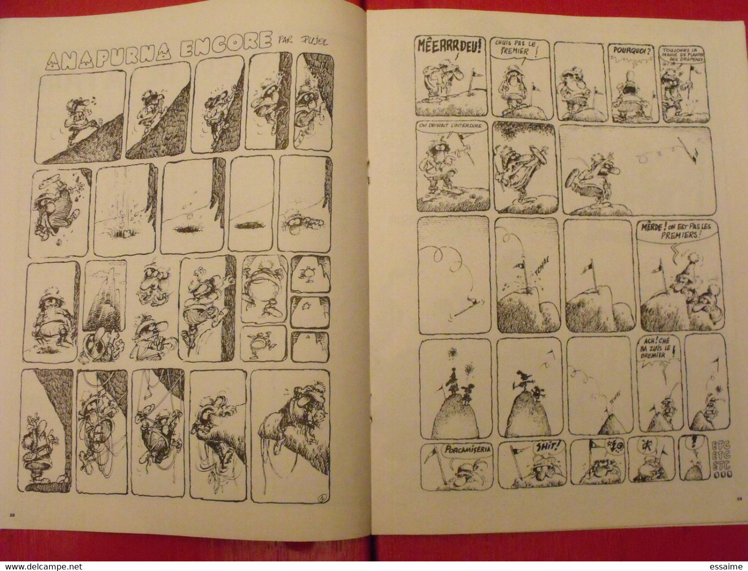 4 Fluide Glacial de 1976-79. n° 6,9,10,37.. Gotlib solé franquin binet boucq léandri goossens alexis