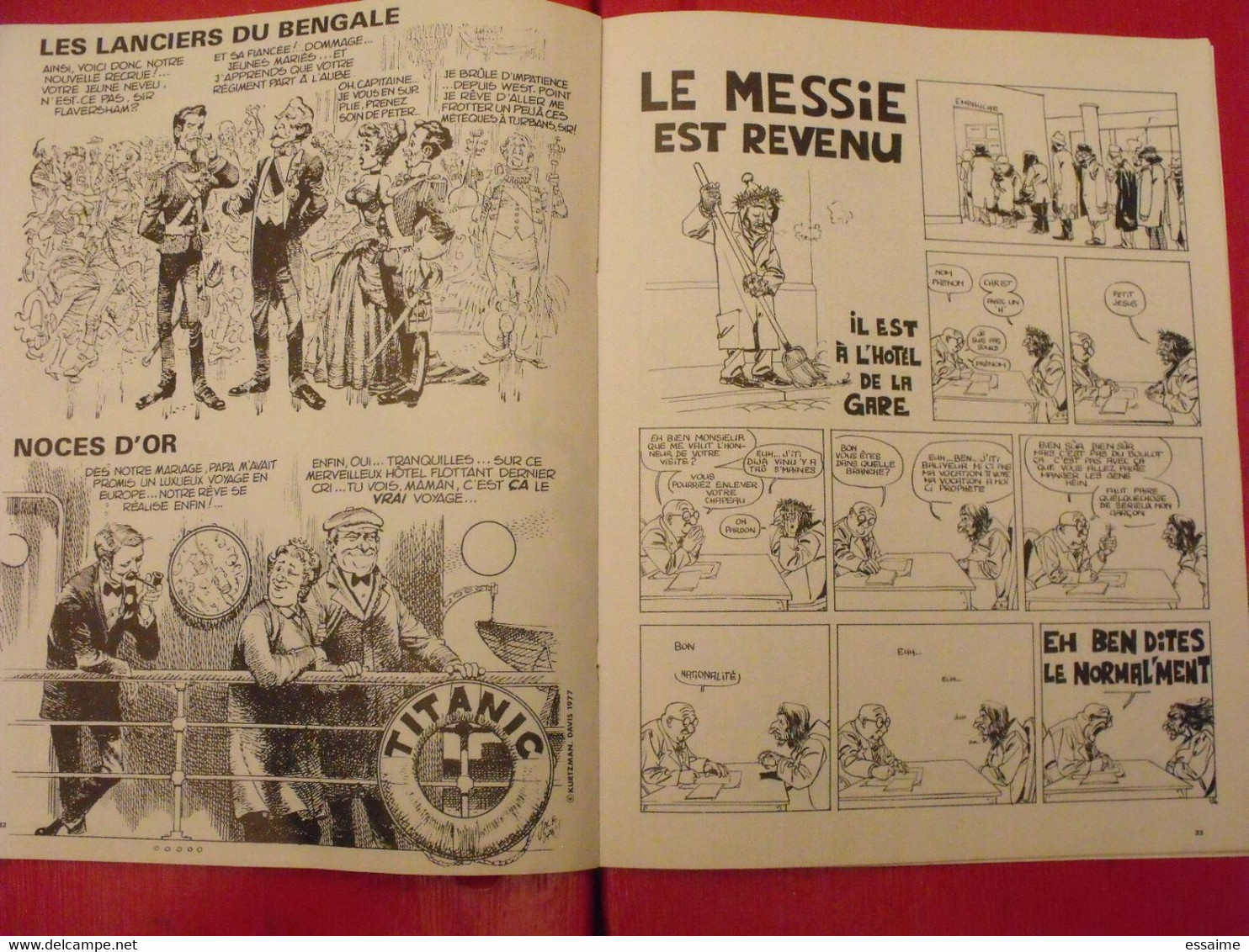 4 Fluide Glacial de 1976-79. n° 6,9,10,37.. Gotlib solé franquin binet boucq léandri goossens alexis