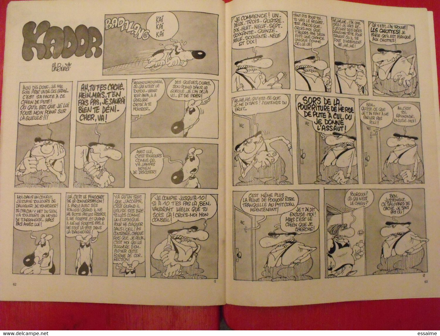 4 Fluide Glacial de 1976-79. n° 6,9,10,37.. Gotlib solé franquin binet boucq léandri goossens alexis