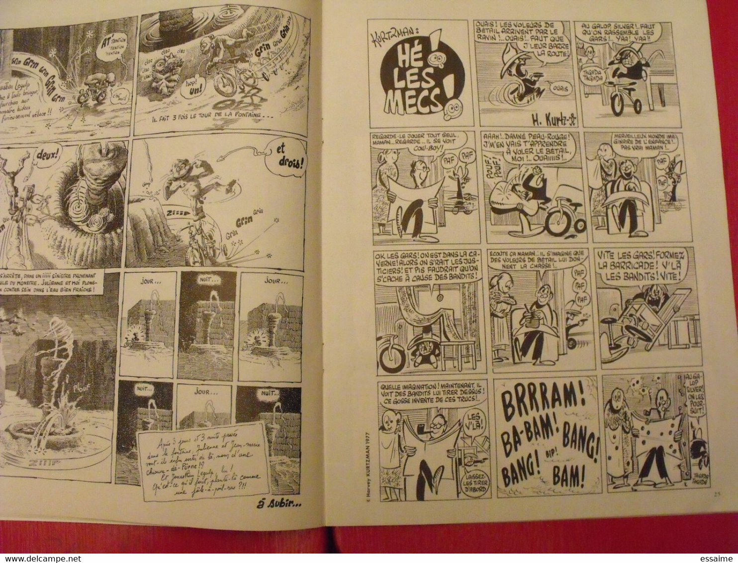 4 Fluide Glacial de 1976-79. n° 6,9,10,37.. Gotlib solé franquin binet boucq léandri goossens alexis