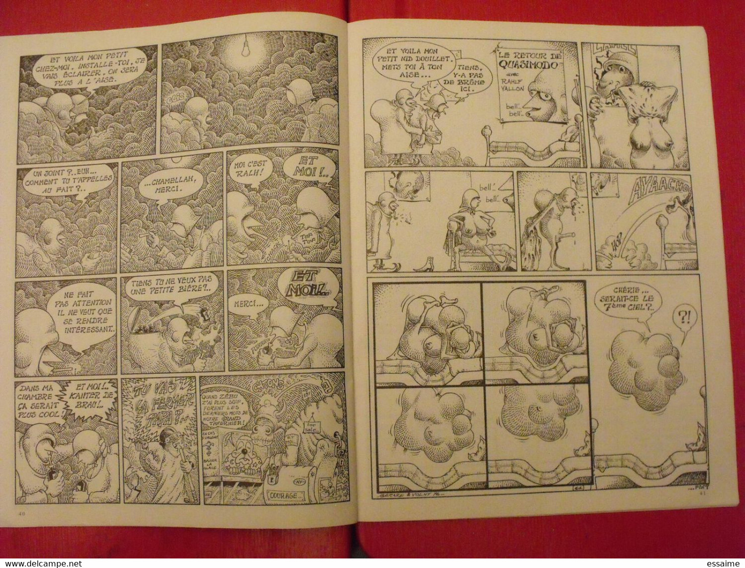 4 Fluide Glacial de 1976-79. n° 6,9,10,37.. Gotlib solé franquin binet boucq léandri goossens alexis