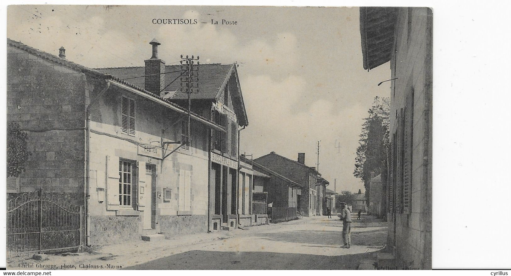 51 - COURTISOLS - LA POSTE - Courtisols