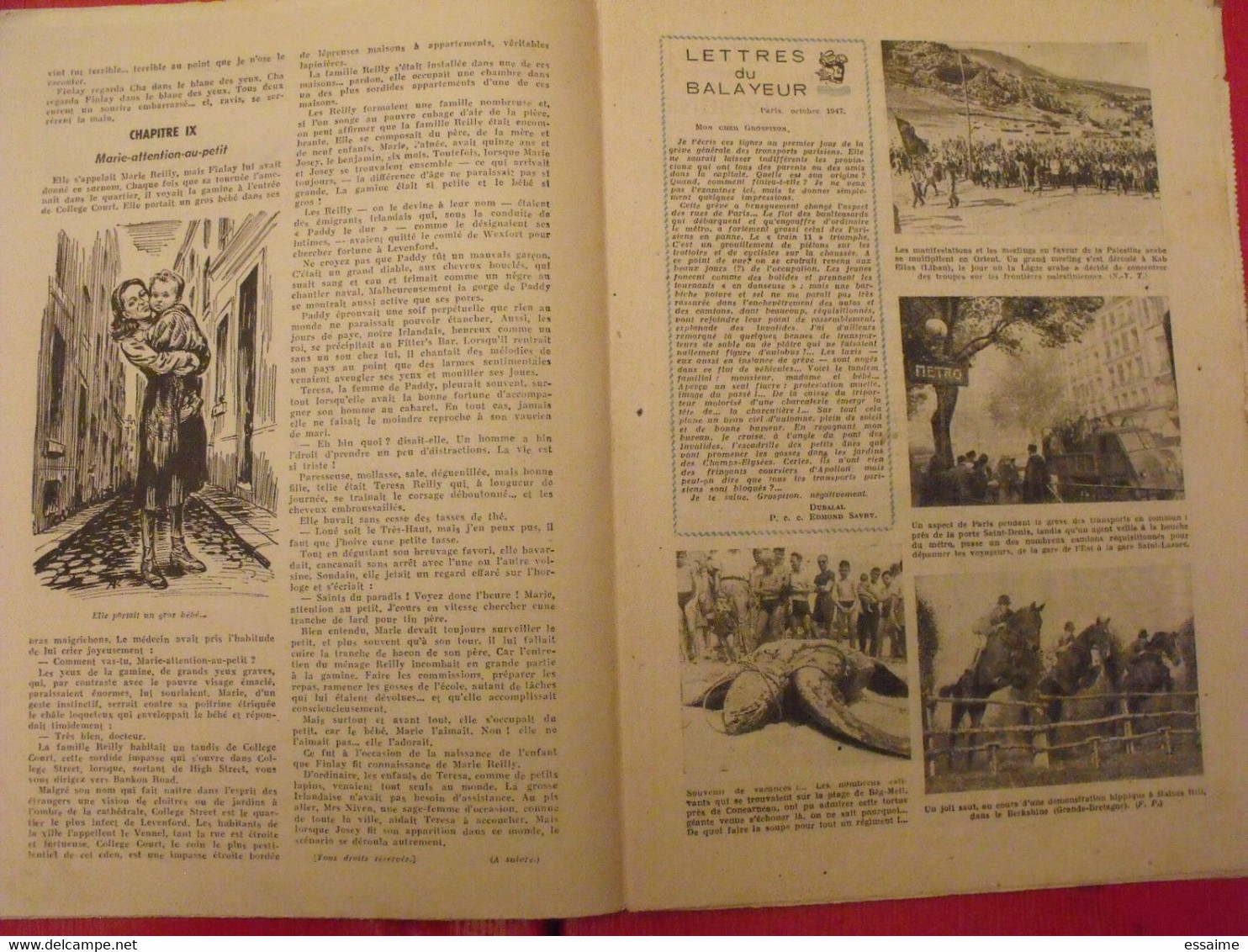 Le Pélerin. N° 3390 De 1947. Pat'Apouf Détective. - Other & Unclassified