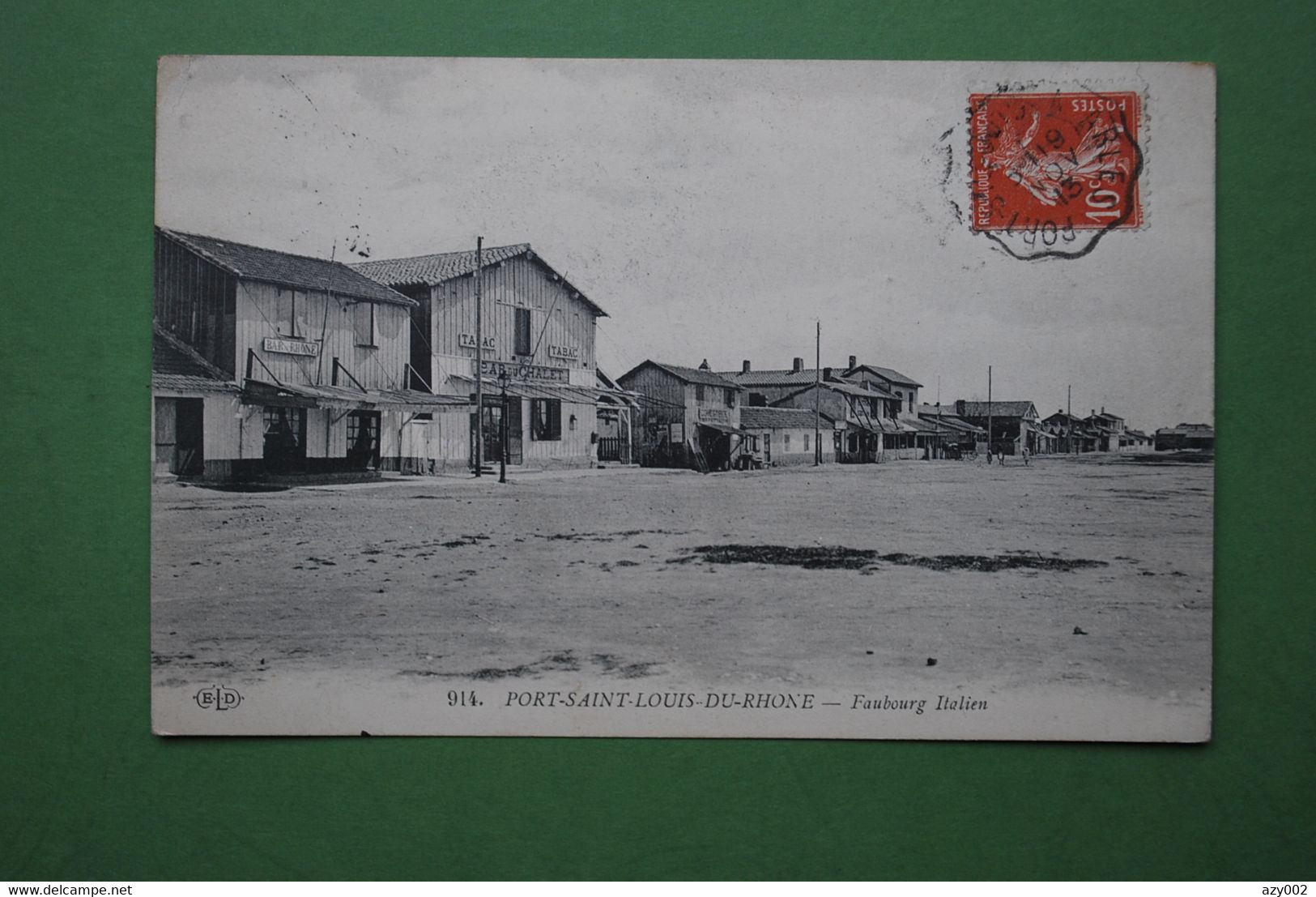 Carte Postale 1913 - Port Saint Louis Du Rhône -  Faubourg Italien - Saint-Louis-du-Rhône